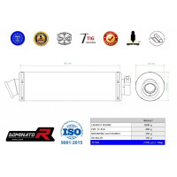 Dominator - TC 450 kipufogó ROUND
