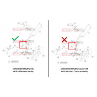Dominator - Husqvarna 701 SM Supermoto 2021 - 2023 kipufogó HP1 + dB killer