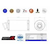 Dominator - GT 650 kipufogó GP 1