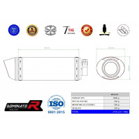 Dominator - GD 250 Exiv kipufogó HP2