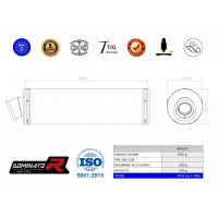Dominator - ZRX 1100 kipufogó ROUND