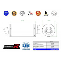 Dominator - EX400 NINJA 400 ABS kipufogó GP 1 2018 - 2019