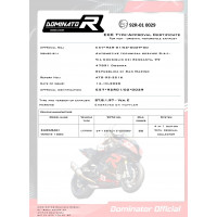 Dominator - VERSYS 1000 Homologated kipufogó GP 2019 - 2021