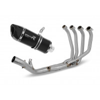 Kawasaki Z 900 2020 - 2024 Dominator teljes kipufogó rendszer Collector Silencer HP6 BLACK + dB killer medium