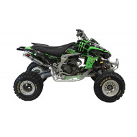 Kawasaki KFX 450 2008 - 2014 Dominator teljes kipufogó rendszer Collector Silencer MX + dB killer medium