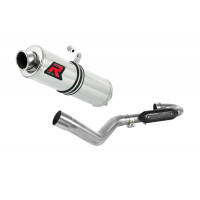 Kawasaki KFX 450 2008 - 2014 Dominator teljes kipufogó rendszer Collector Silencer GP1 + dB killer medium