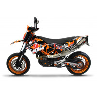 KTM 690 SMC R 2012 - 2017 Dominator kipufogó HP1 + dB killer medium