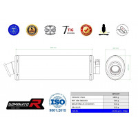 Dominator - 690 ENDURO kipufogó OVAL 2008 - 2010