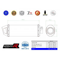 Dominator - 640 LC4 Supermoto kipufogó MX2 2005 - 2006