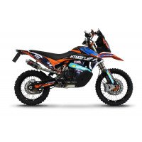 Dominator - KTM 790 Adventure 2019 - 2020 kipufogó GP1 BLACK