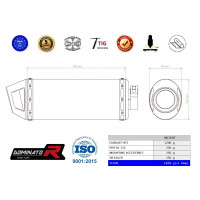 Dominator - RC 125 kipufogó HP3 2017 - 2020