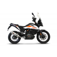 Dominator - KTM 390 Adventure Exhaust FULL SYSTEM Silencer OVAL 2020 - 2022