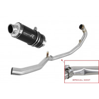 Dominator - KTM 390 Adventure Exhaust FULL SYSTEM Silencer GP 1 BLACK 2020 - 2022