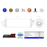 Dominator - 1200 Sport 4V kipufogó OVAL