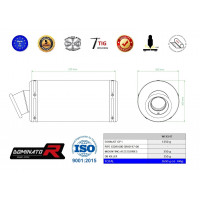 Dominator - GSXR 600 SRAD kipufogó GP 1 1997 - 2000
