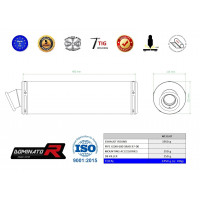 Dominator - GSXR 600 SRAD kipufogó ROUND 1997 - 2000