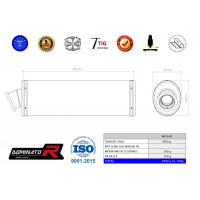 Dominator - GSXR 750 SRAD kipufogó OVAL 1996 - 1999
