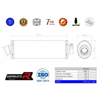 Dominator - GSF 1250 BANDIT 2007 - 2016 EU Approved kipufogó OV