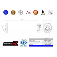 Suzuki DL 1000 V-Strom 2002 - 2012 Dominator kipufogó OV + dB killer medium