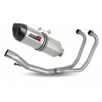 Suzuki GS 500E 1989 - 2009 Dominator teljes kipufogó rendszer Collector Silencer HP1 + dB killer medium