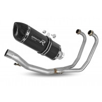 Dominator - Suzuki GS 500E 1989 - 2009 Teljes kipufogó rendszer HP1 BLACK