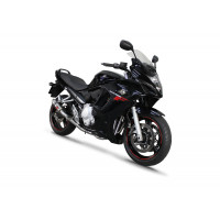 Dominator - Suzuki GSXF 650 2007 - 2016 Teljes kipufogó rendszer, összekötőcső + kipufogó GP1 + dB killer