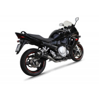 Suzuki GSXF 650 2007 - 2016 Dominator teljes kipufogó rendszer Collector Silencer GP1 BLACK + dB killer