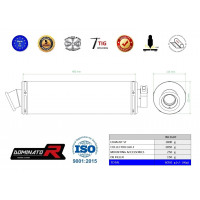 Suzuki GSXF 650 2007 - 2016 Dominator teljes kipufogó rendszer Collector Silencer ST + dB killer