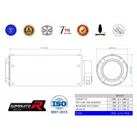 Dominator - GSX 1300 R HAYABUSA kipufogó GP 2008 - 2019