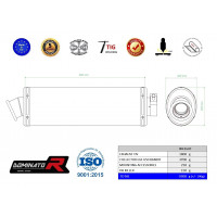 Suzuki GSF 650 BANDIT N / S 2005 - 2006 Dominator teljes kipufogó rendszer Collector Silencer OV + dB killer medium