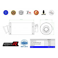 Dominator - BURGMAN 400 kipufogó GP 1 2003 - 2006
