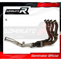 Dominator - GSXR 600 K8-K9 L0 Exhaust Cat Eliminator DECAT 2008 - 2010
