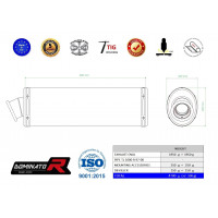 Dominator - TL 1000 R kipufogó OVAL 1997 - 2000