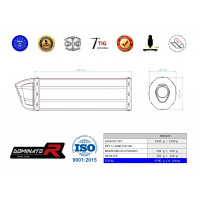 Dominator - TL 1000 R kipufogó HP1 1997 - 2000