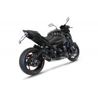 Suzuki GSX-S 1000 / F 2015 - 2020 Low Level Dominator teljes kipufogó rendszer Collector Silencer HP8 BLACK + dB killer medium