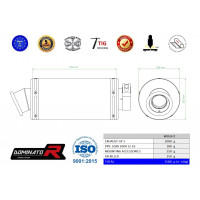 Dominator - GSXR 1000 L2-L6 kipufogó GP 1 2012 - 2016