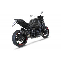 Suzuki GSX-S 1000 / F 2015 - 2020 Dominator teljes kipufogó rendszer Collector Silencer HP8 BLACK + dB killer medium
