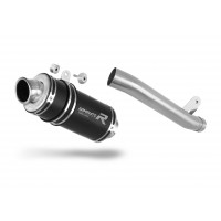 Suzuki GSXR 1000 K1 - K4 2001 - 2004 Dominator kipufogó Slip-on GP1 BLACK + dB killer medium