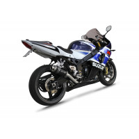 Suzuki GSXR 1000 K1 - K4 2001 - 2004 Dominator kipufogó Slip-on GP1 BLACK + dB killer medium