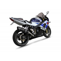 Suzuki GSXR 1000 K1 - K4 2001 - 2004 Dominator kipufogó Slip-on HP1 BLACK + dB killer medium