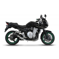 Suzuki GSF 650 BANDIT N / S 2007 - 2016 Dominator teljes kipufogó rendszer Collector Silencer GP1 BLACK + dB killer medium