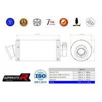 Dominator - STREET TRIPLE 675 kipufogó GP 1 2007 - 2012