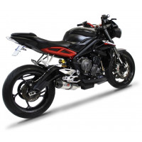 Triumph STREET TRIPLE 765 S R RS 2017 - 2022 Dominator kipufogó HP2 + dB killer medium