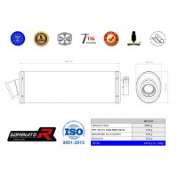 Dominator - YZF R1 1000 RN04 kipufogó OVAL 1998 - 2001