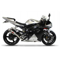 Yamaha YZF R1 1000 RN09 2002 - 2003 Dominator kipufogó GP1 + dB killer medium