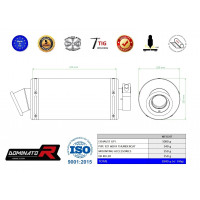 Dominator - YAMAHA YZF 600 R THUNDERCAT kipufogó GP 1 1996 - 2006