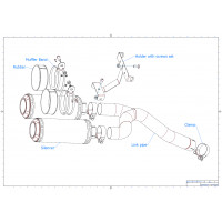 Yamaha FZ6 FAZER 600 S1 2004 - 2010 Dominator kipufogó GP + dB killer medium