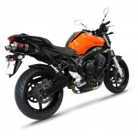 Yamaha FZ6 FAZER 600 S1 2004 - 2010 Dominator kipufogó GP1 BLACK + dB killer medium