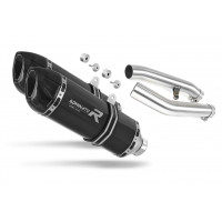Yamaha FJR 1300 Dominator kipufogó HP1 BLACK + dB killer medium