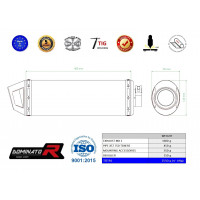 Dominator - XTZ 750 TENERE kipufogó MX2